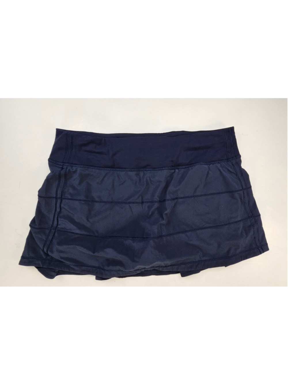 Lululemon Circuit Breaker Skirt Women’s 8 Navy Blue Pleated Running Tennis Skort